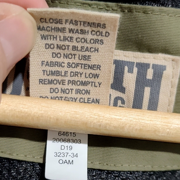 Duluth Trading Men's Olive Green Full-Zip Windbreaker/Golf Jacket, Size Large - Picture 9 of 9